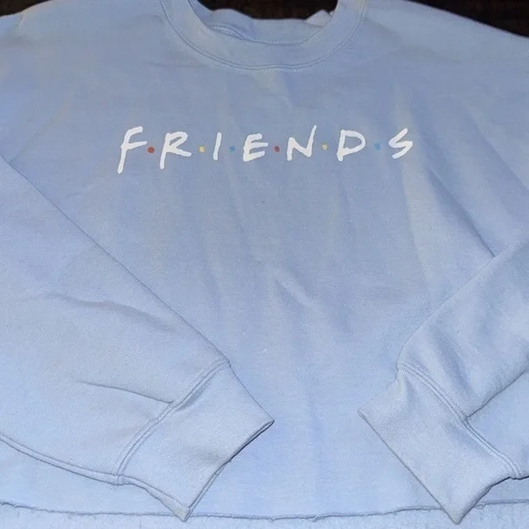 Friends sz L cropped sweatshirt - Picture 3 of 5